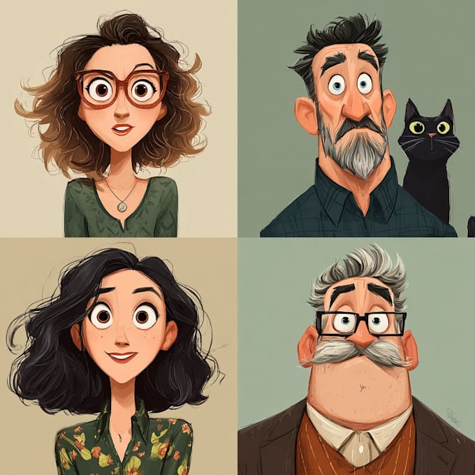 illustrate your cartoon character
