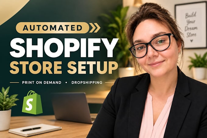 design shopify print on demand, shopify website development, dropshipping store