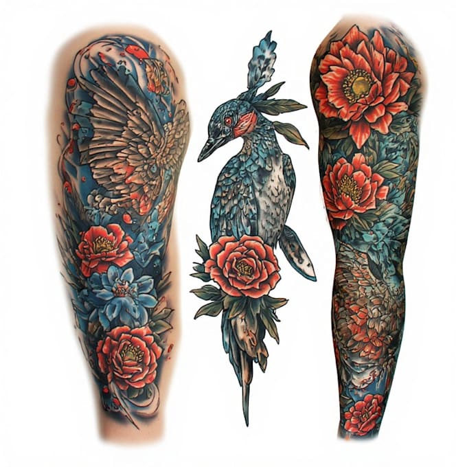 design a modern and minimalist tattoo design