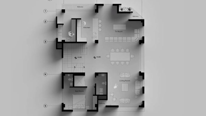 do floor plan design smart home design floor plan blueprints with revit