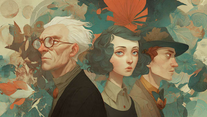 draw awesome illustration with realistic style