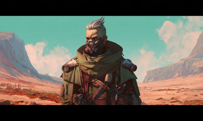 design cyberpunk and futuristic sci fi characters