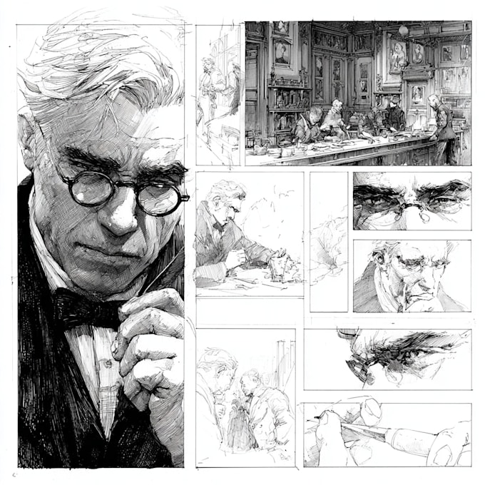 do a comic book covers, pages, pinups, superheroes