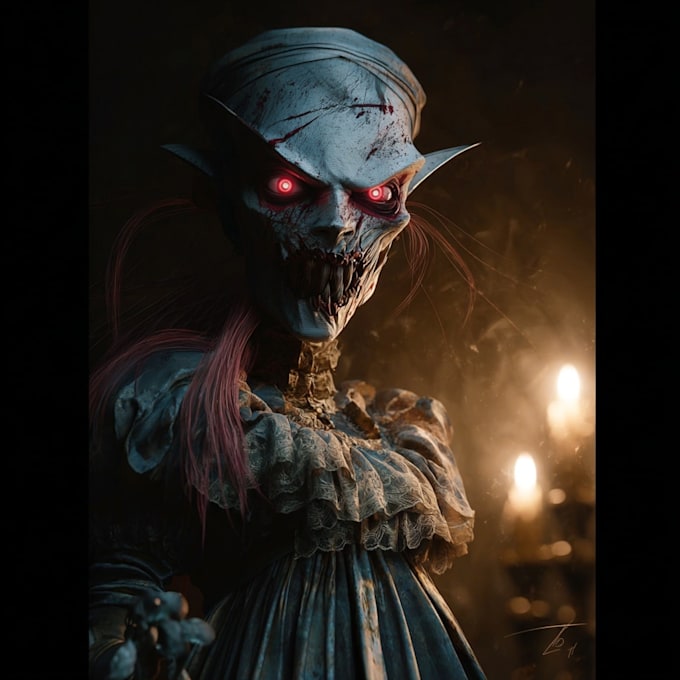 fantasy horror and fantasy horror character