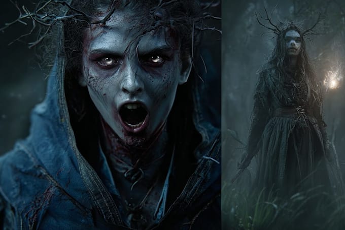 fantasy horror and fantasy horror character