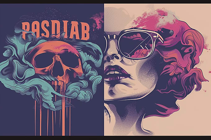 make vintage retro tshirt design for you