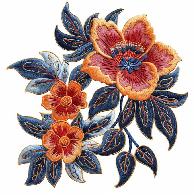 digitize design for embroidery into dst emb pes file