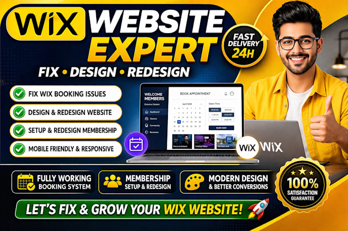 fix wix website booking issues design wix membership redesign optimize
