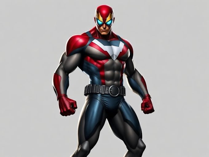 marvel style comic book superhero character