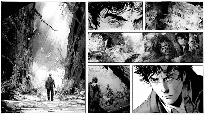 draw a comic page