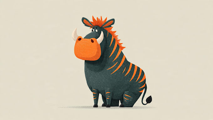 create cute animal cartoon design