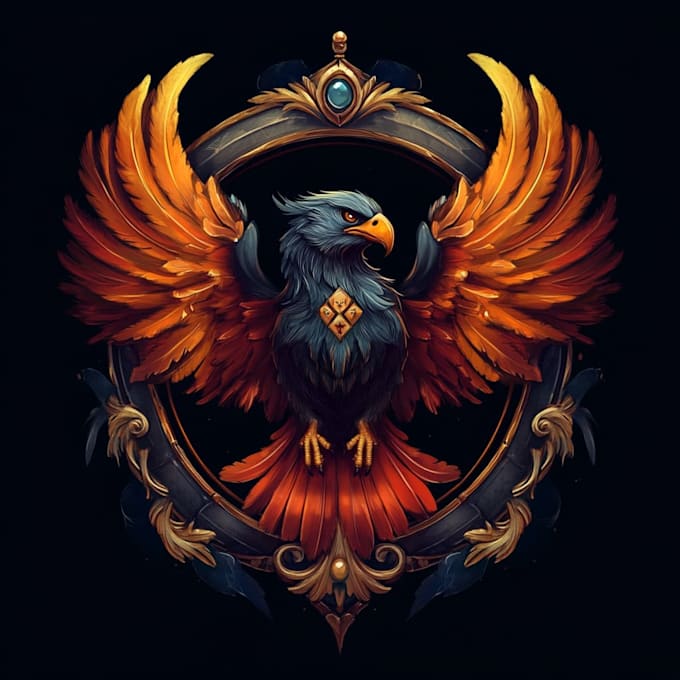medieval vintage fantasy logo
