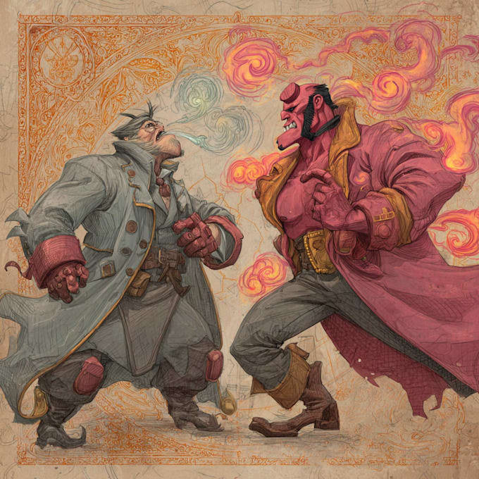 draw a custom cover art for your comic, book or podcast