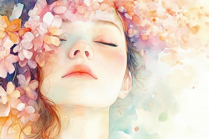 design a watercolor illustration
