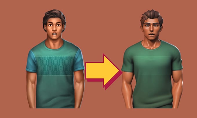 create 3d character model from 2d artwork from 2d image stl for 3d printing