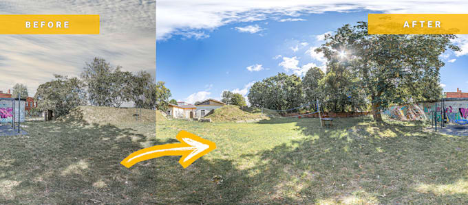provide professional 360 panorama stitching and editing