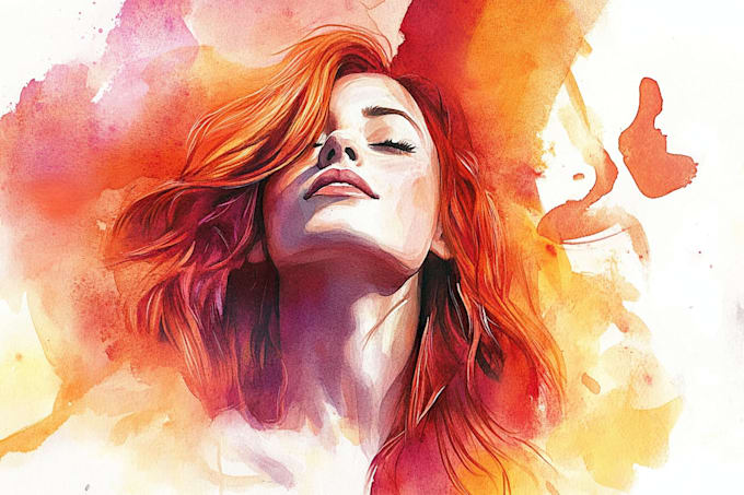 design a watercolor illustration