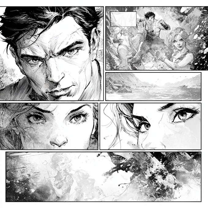 draw a comic book illustration with comic book illustrator