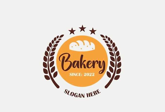 design a warm bakery logo with handmade style
