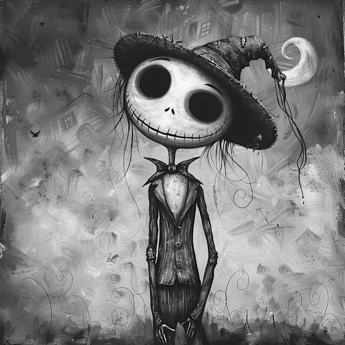draw you in dont starve, tim burton style