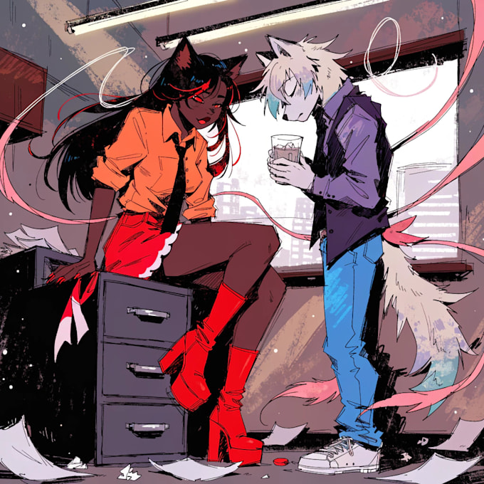 make professional furry manga or comic nsfw