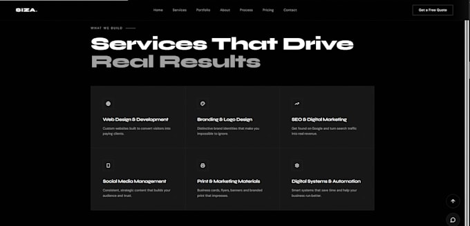 design a professional, conversion focused website
