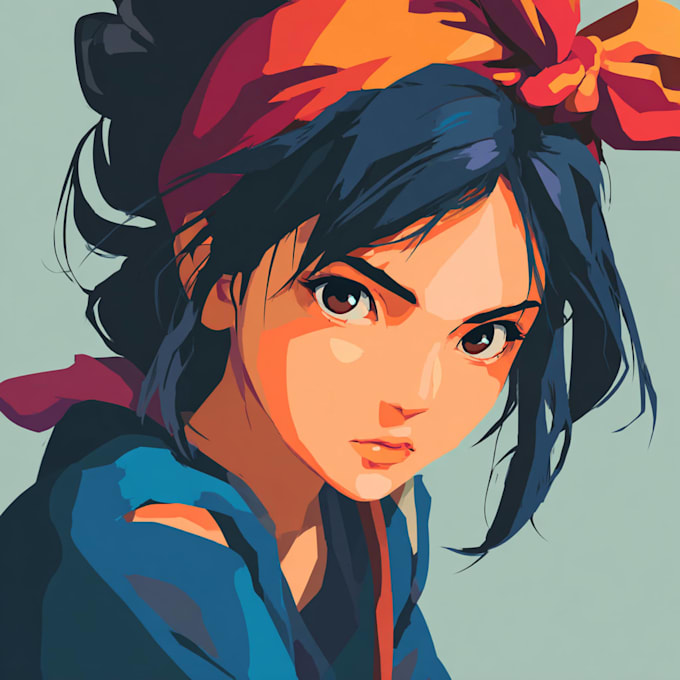 draw anime character illustration
