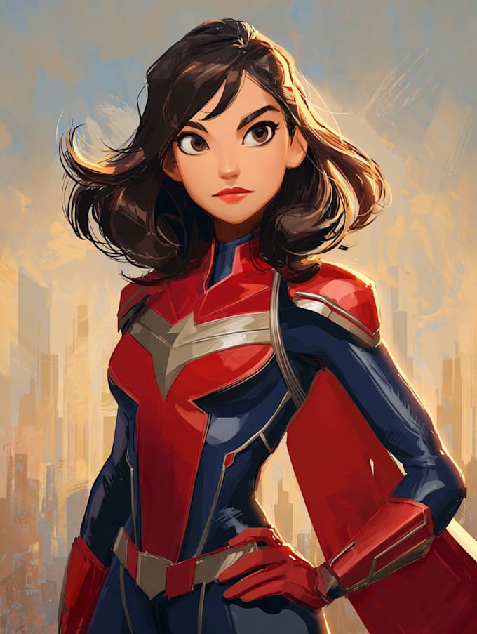 create original superhero characters with story