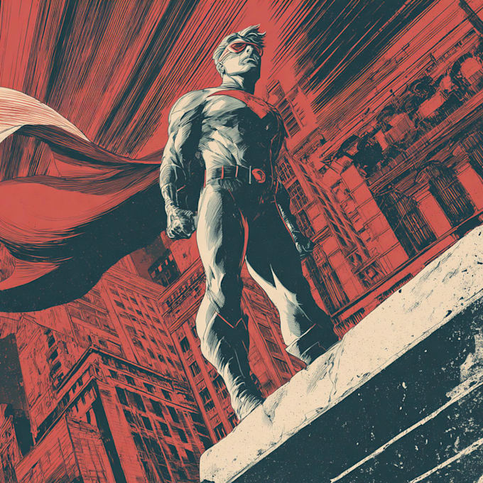make a charcter of comic or design your comic character