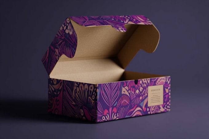 Do box design, product packaging with 3d mockup by Anautlerfhy | Fiverr