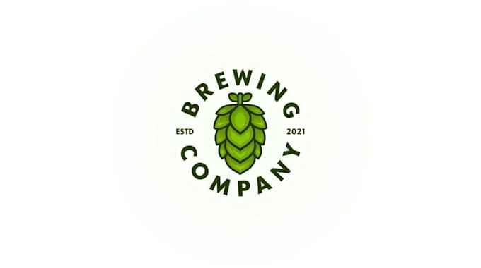 design awesome brewing logo with express delivery