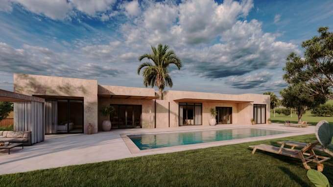 create realistic architectural renders from your 3d model