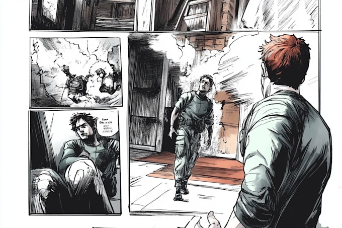 draw a comic book professional artist