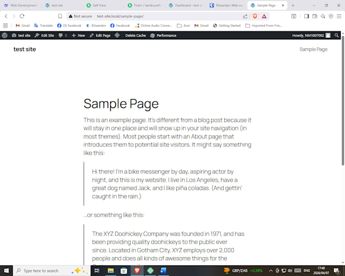 fix your broken website or wordpress website in 24 hours
