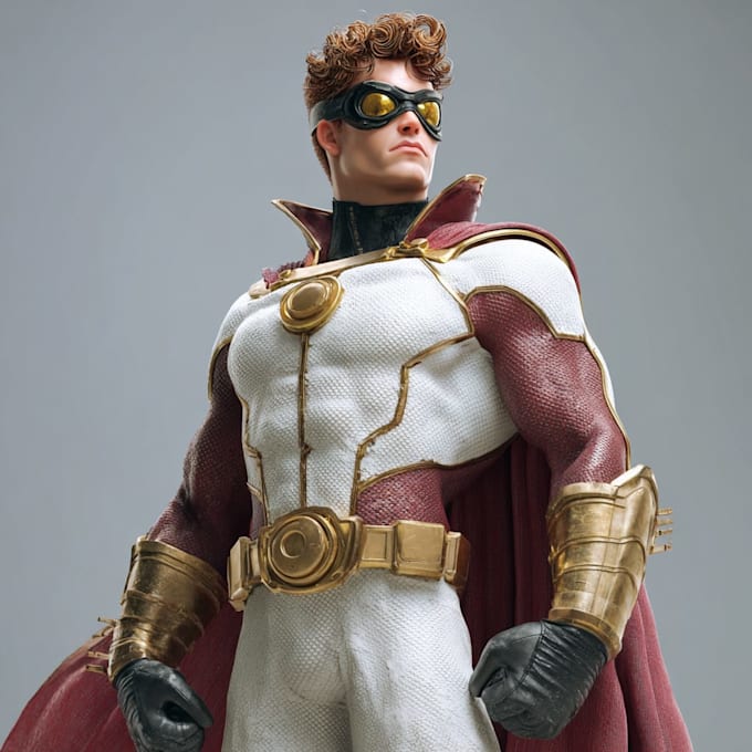 design your superhero or villain in comic style