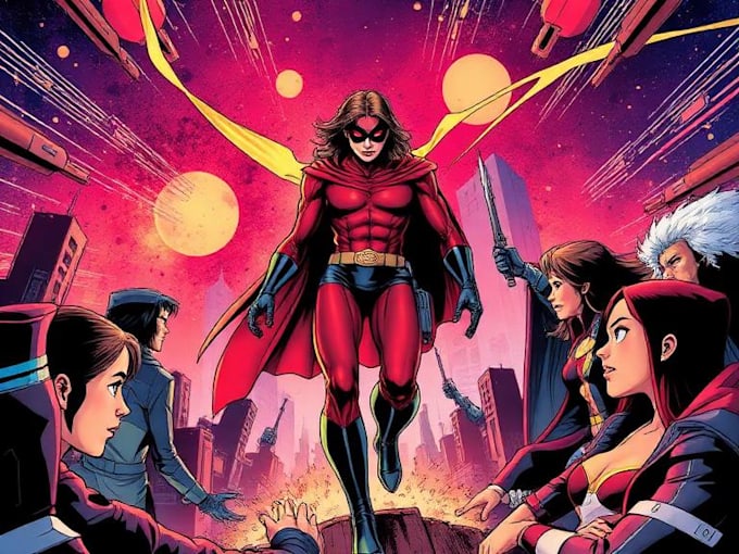 create comic book art