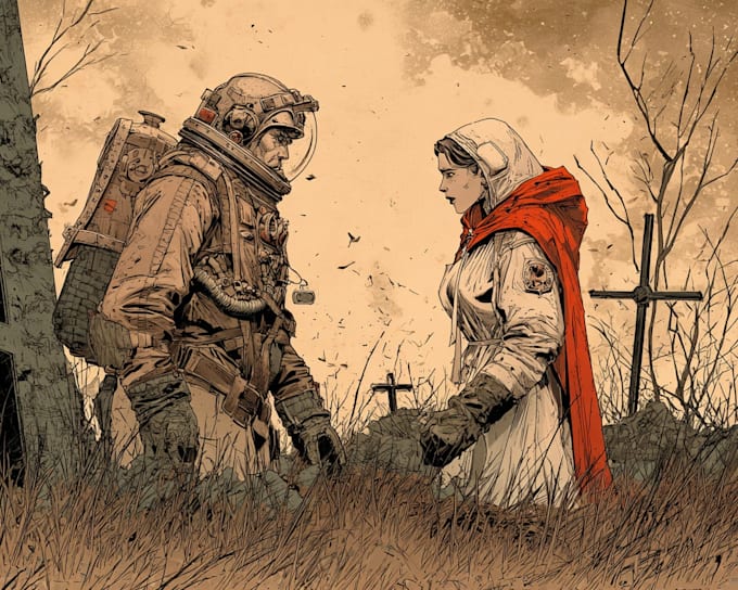 illustrate comic book covers and dynamic scenes