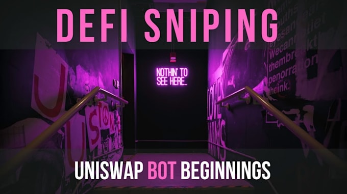 create uniswap snipinq, bot for ethereum