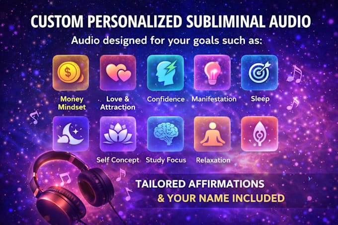 create a custom subliminal audio with your name