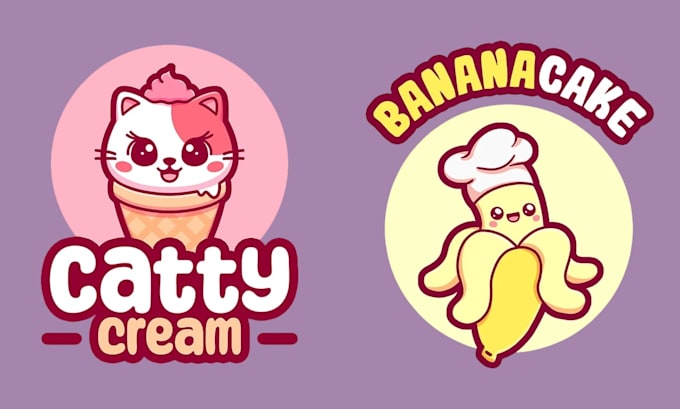 design a cute kawaii cartoon mascot logo