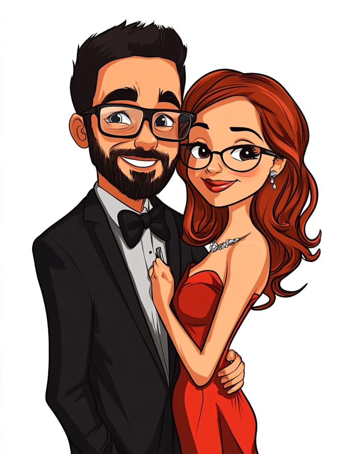 draw a cute caricature