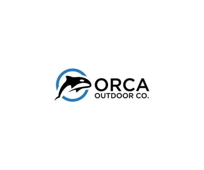 design a minimalist whale or ocean logo