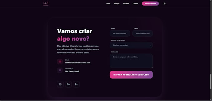 developer your landing page
