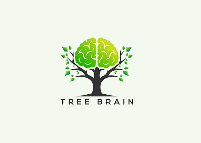 create a modern brain logo design for your business