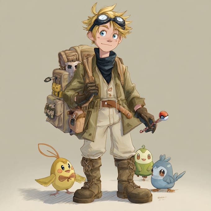 design custom fakemon or pokemon characters