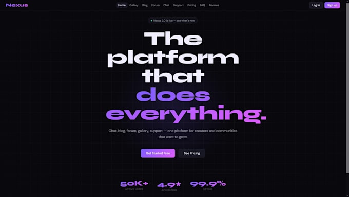 create an amazing website for a cheap price