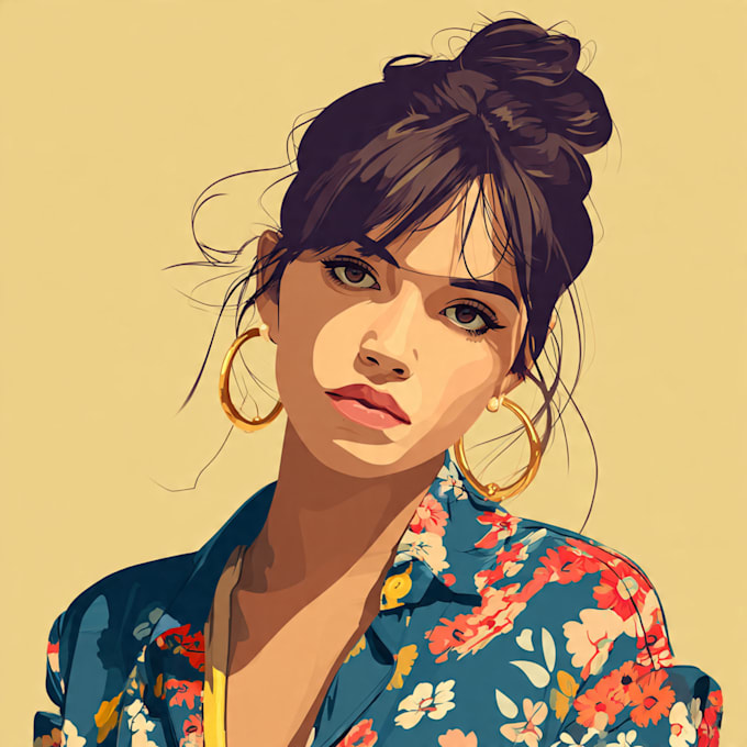 draw high quality vector portraits