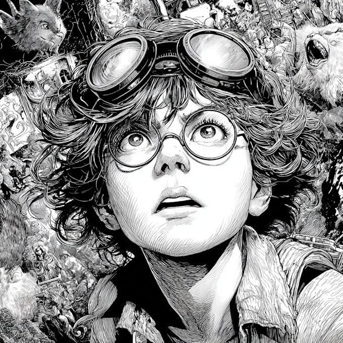 create comic book and custom illustration