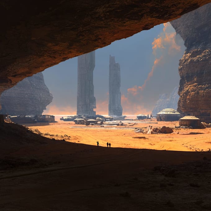 concept art for science fiction