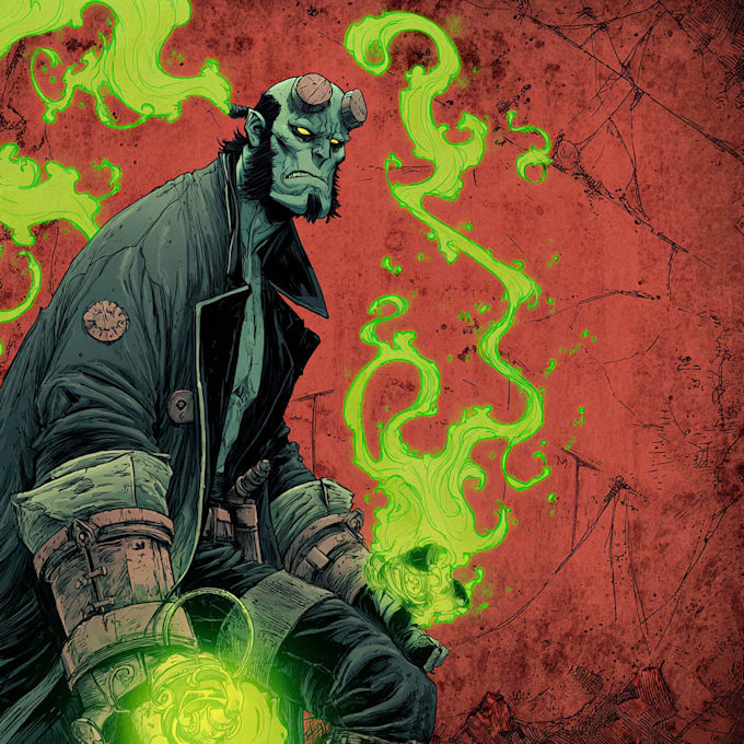 draw comic book illustration as a comic book illustrator